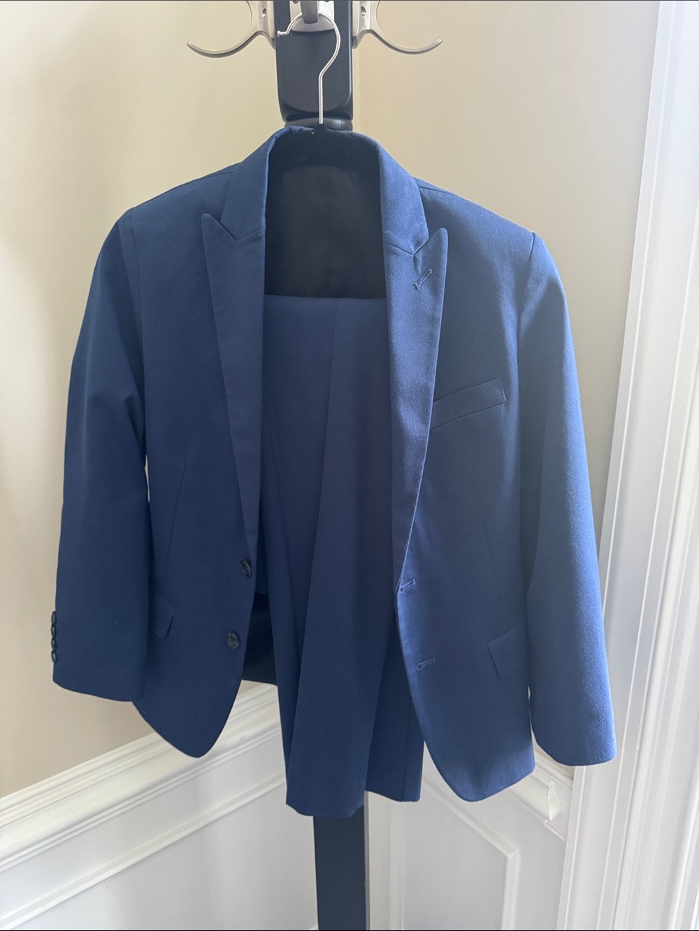 Calvin Klein Boys' Navy Blue Matching Suit Set